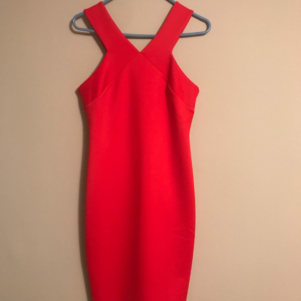 Midi Red Dress